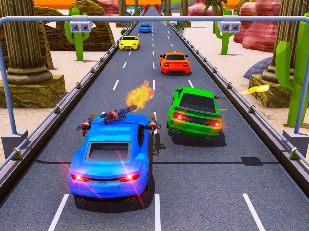 Car Shooting Game:Battle Crash iPad 应用截图
