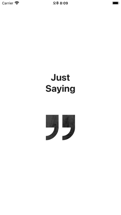Just Saying应用截图