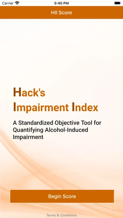 Hack's Impairment Index Ekran Görüntüleri