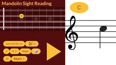 Screenshot di Mandolin Sight Reading
