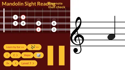 Screenshot di Mandolin Sight Reading