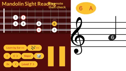 Screenshot di Mandolin Sight Reading