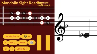 Screenshot di Mandolin Sight Reading