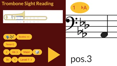 Trombone Sight Reading应用截图