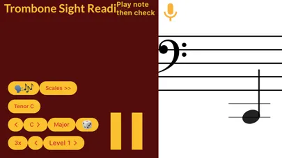 Trombone Sight Reading应用截图