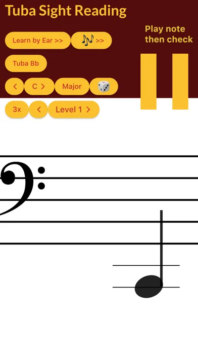 Tuba Sight Reading سکرین شاٹس