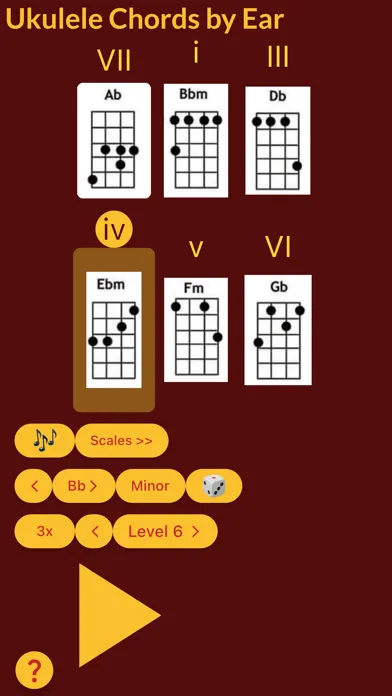 Ukulele Chords by Ear स्क्रीनशॉट