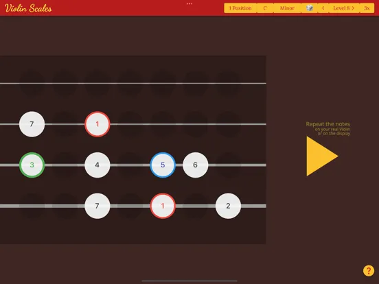 Capturas de tela do Violin Scales by Ear iPad 