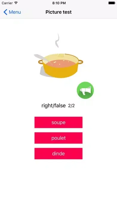 French Test A1 A2 B1 + Grammar স্ক্রিনশট