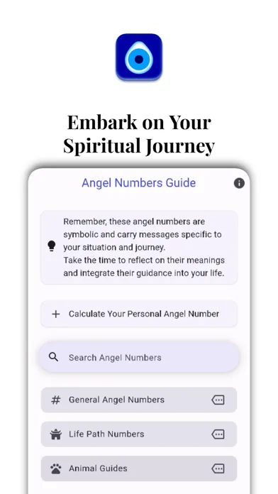 Zrzuty ekranu Angel Number Guide