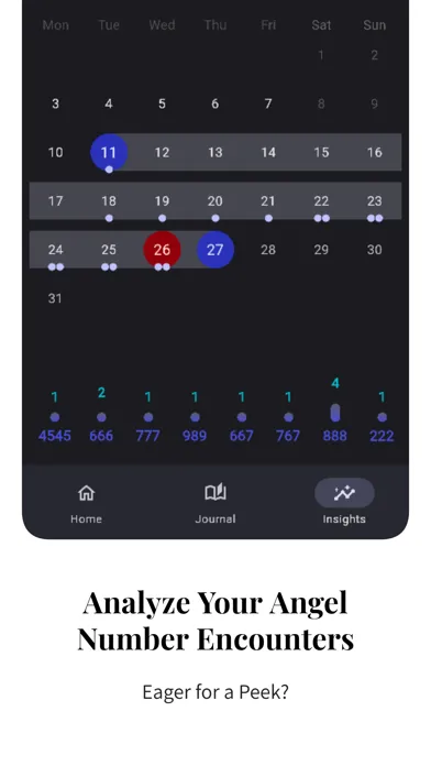 Zrzuty ekranu Angel Number Guide