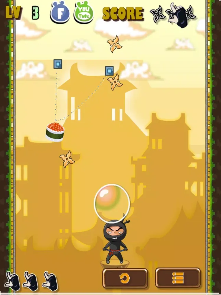 Sushi Ninja Fighter Fruit iPad 應用截圖