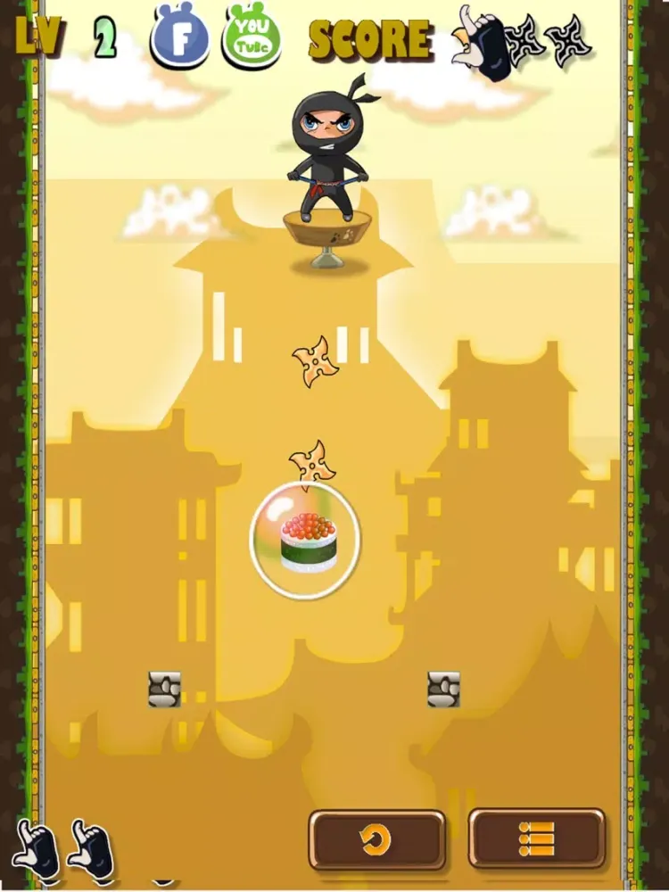 Sushi Ninja Fighter Fruit iPad 應用截圖