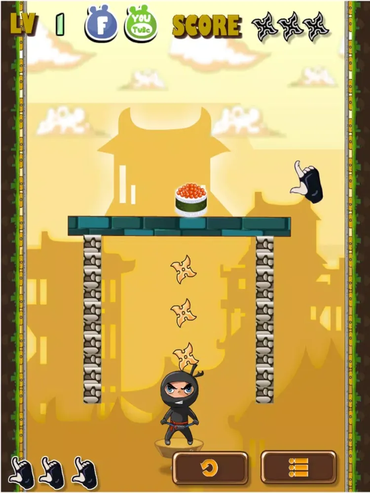 Sushi Ninja Fighter Fruit iPad 應用截圖