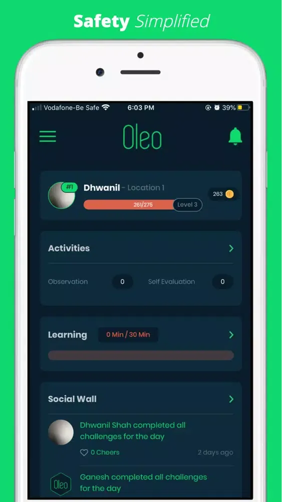 Zrzuty ekranu Oleo App