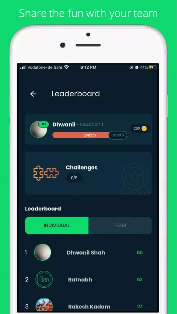 Zrzuty ekranu Oleo App