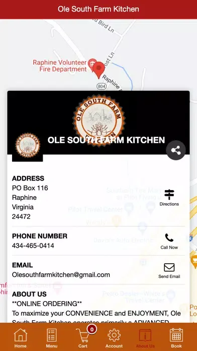 Tangkapan skrin Ole South Farm Kitchen