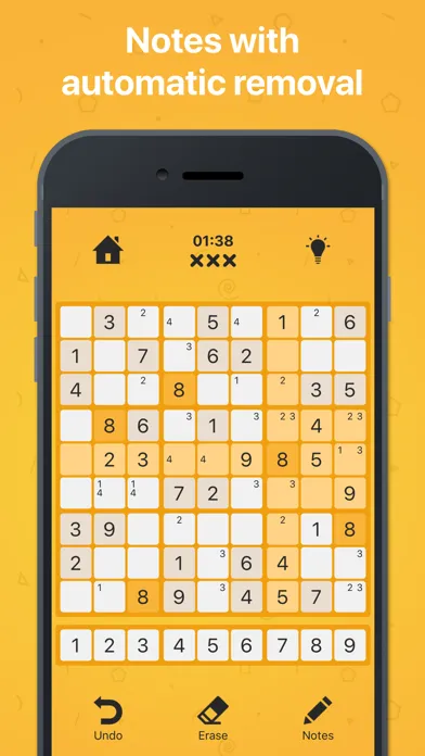 Capturas de tela do Soduku: number puzzle game