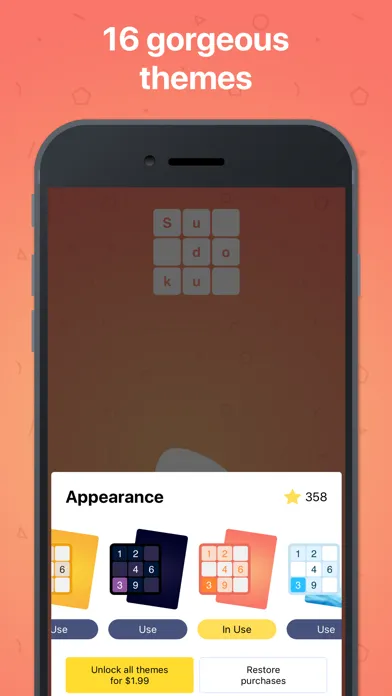 Capturas de tela do Soduku: number puzzle game