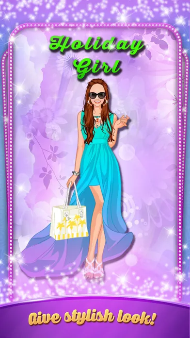 Capturas de tela do Holiday Girl  Beauty Salon - Fashion makeover