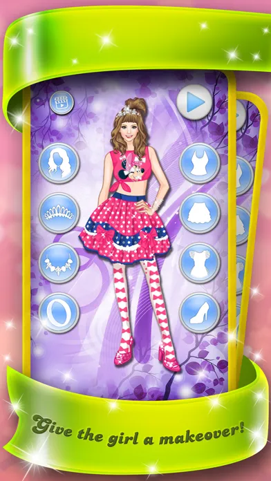 Скриншоты My Lovely Cartoon Princess - Stylish dress up game