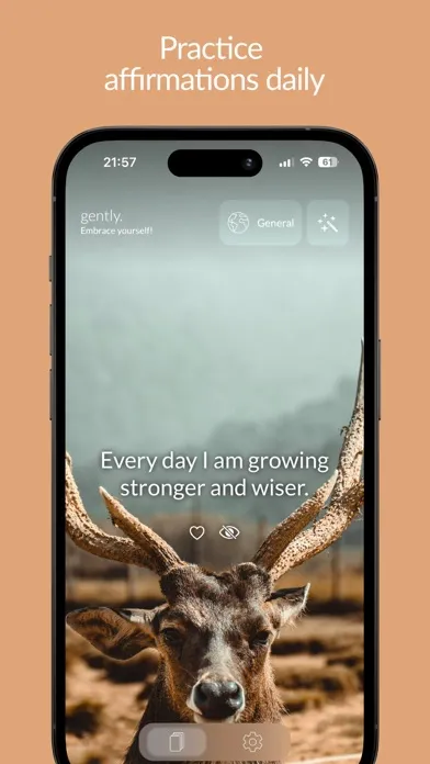 ภาพหน้าจอของ Manifest & Affirmations GENTLY