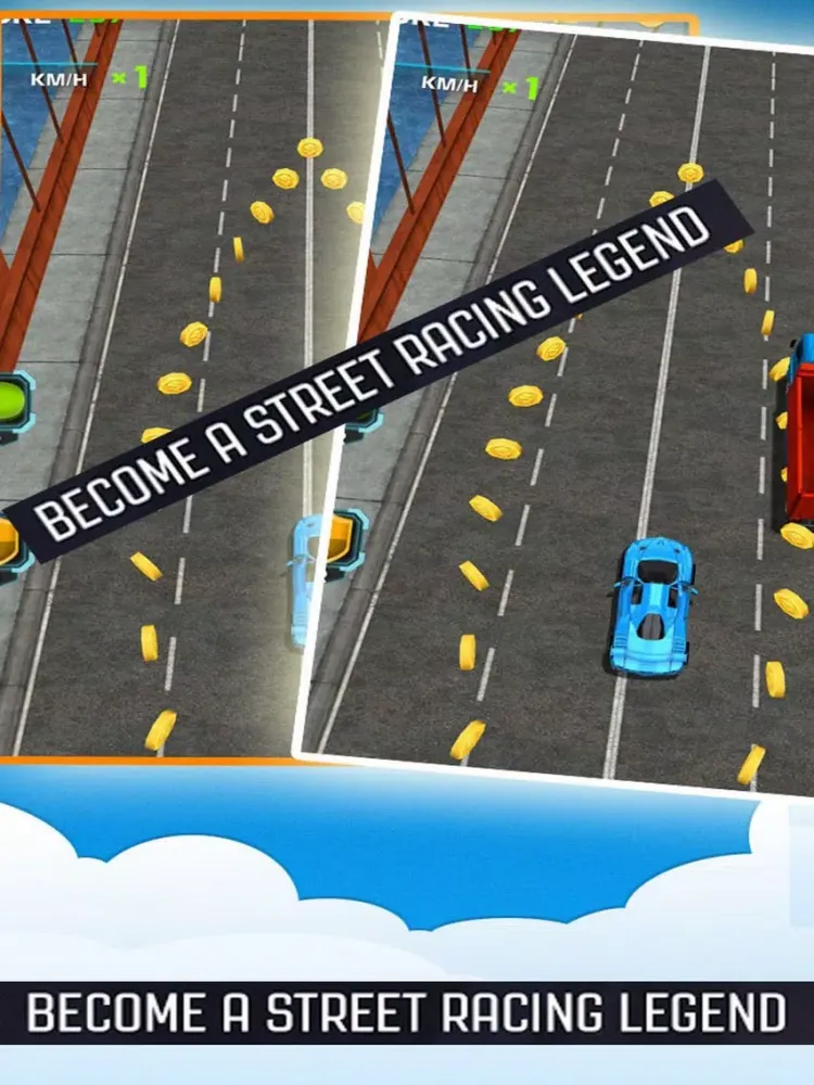 ภาพหน้าจอของ Amazing Car Speed Racing iPad 
