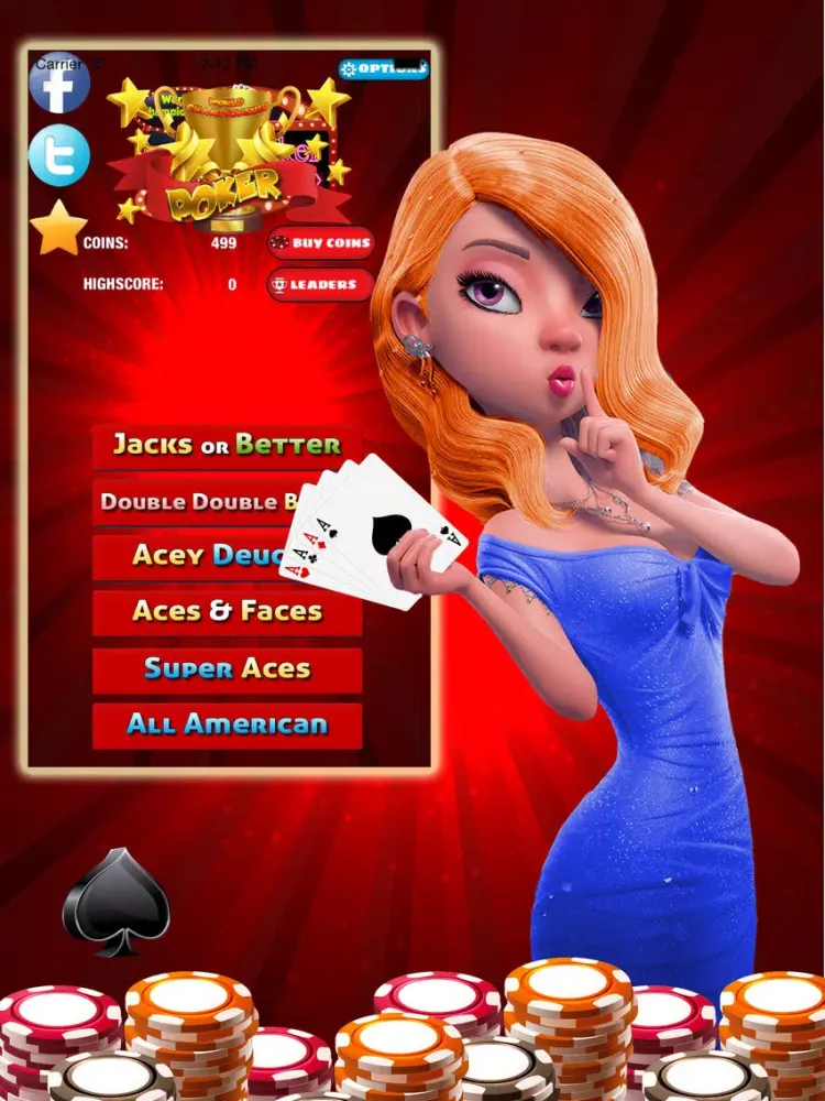 World Championship of Poker Deluxe Series iPad  スクリーンショット