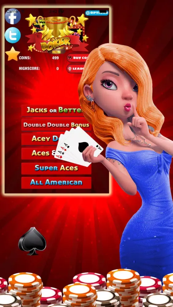 World Championship of Poker Deluxe Series スクリーンショット