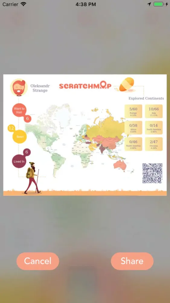 Tangkapan layar Scratch Map Pro