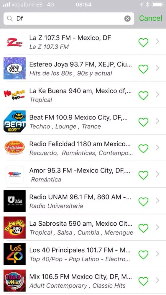 Radiulo radio Mexicana Screenshots