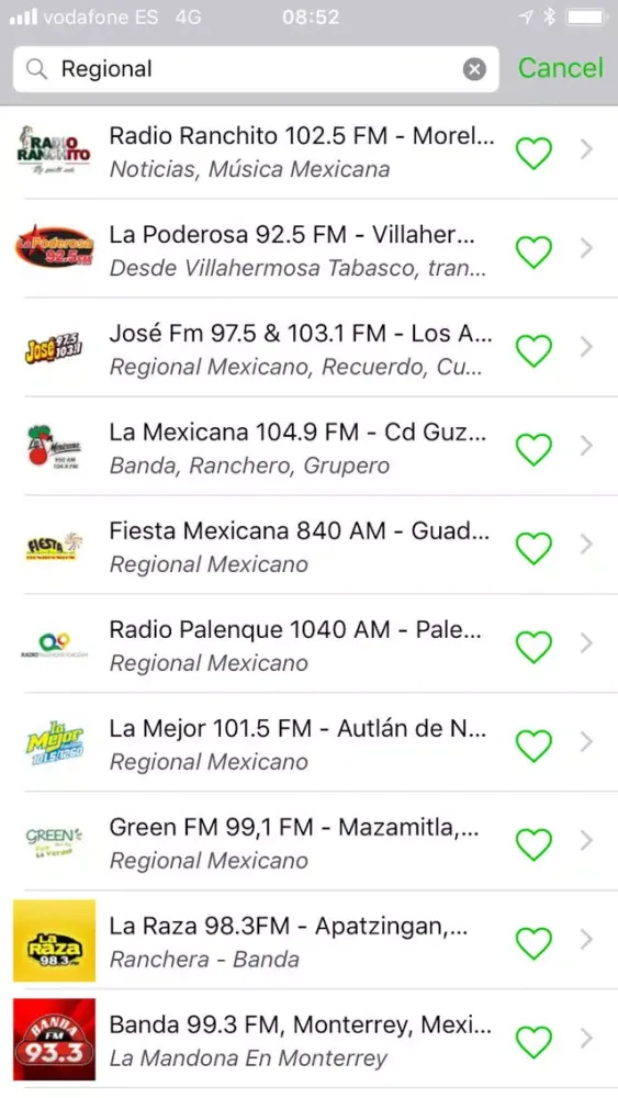 Radiulo radio Mexicana Screenshots