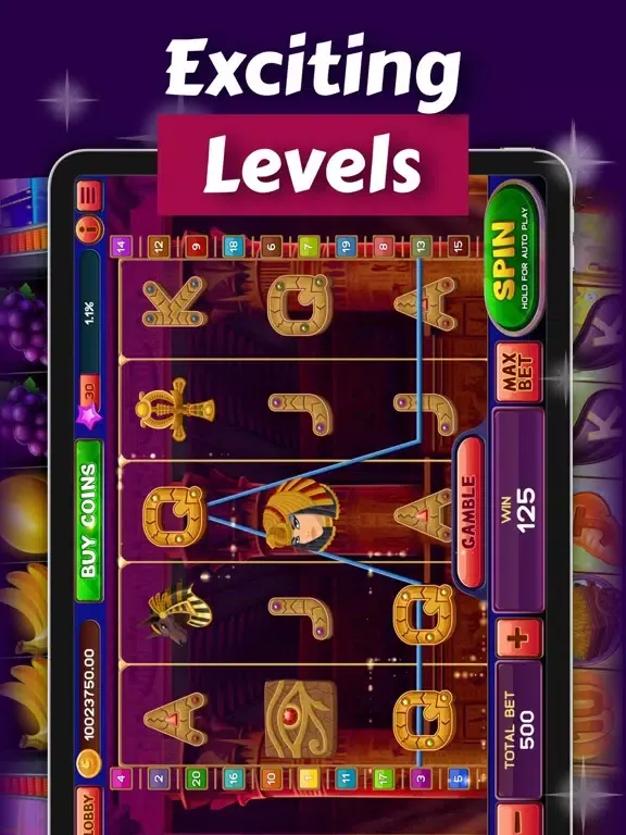 Capturas de tela do Slots Galaxy Casino iPad 
