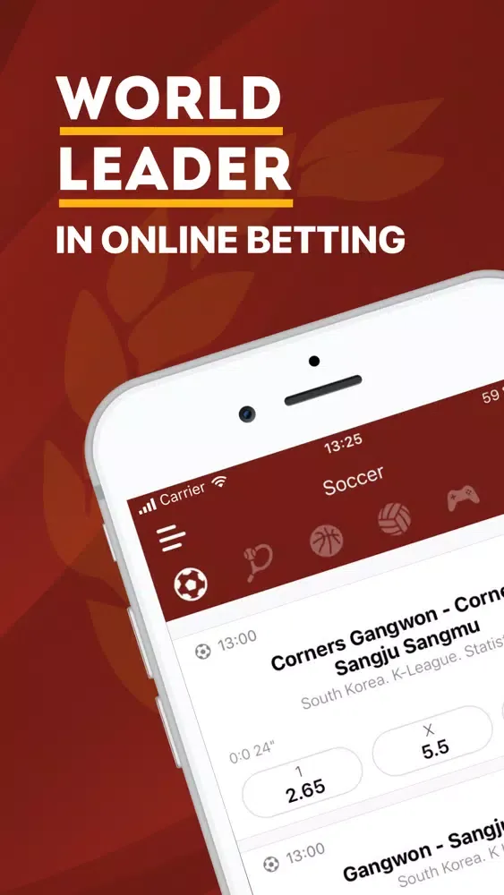 Olimp -- sports betting سکرین شاٹس