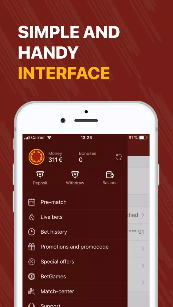 Olimp -- sports betting سکرین شاٹس