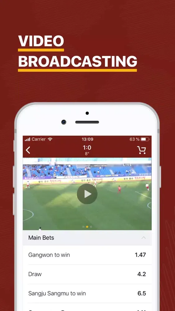 Olimp -- sports betting سکرین شاٹس