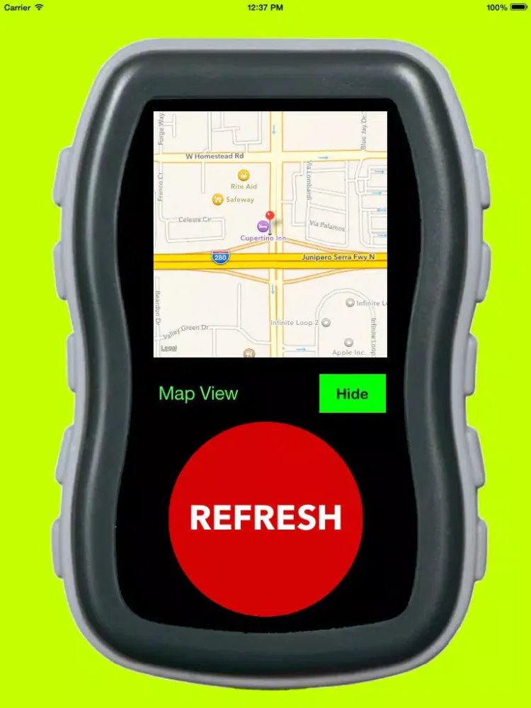 GPS Address Locator iPad  スクリーンショット