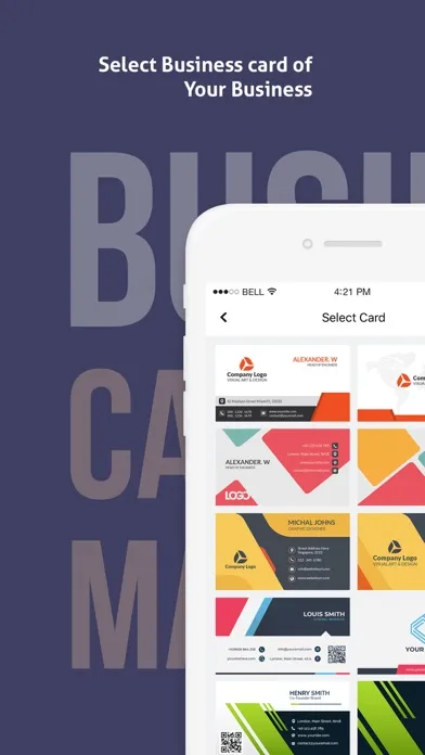 Business Card Maker E-card应用截图