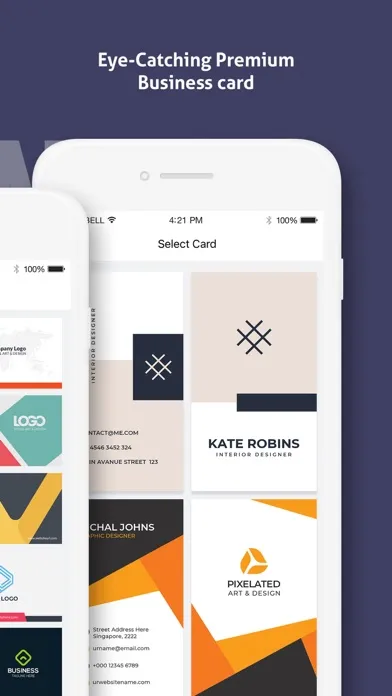 Business Card Maker E-card应用截图