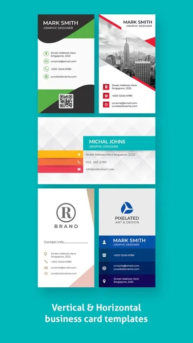Business Card Maker E-card应用截图