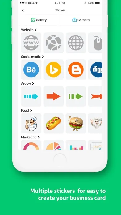 Business Card Maker E-card应用截图