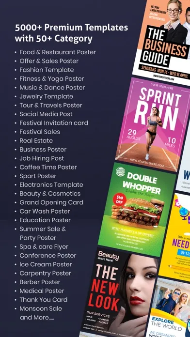 Poster Maker, Flyer Maker 스크린샷