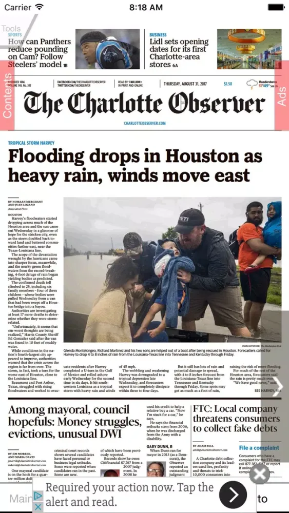 The Charlotte Observer eEdition Screenshots