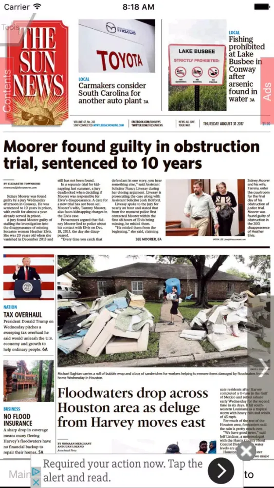 The Myrtle Beach Sun News eEdition Ekran Görüntüleri