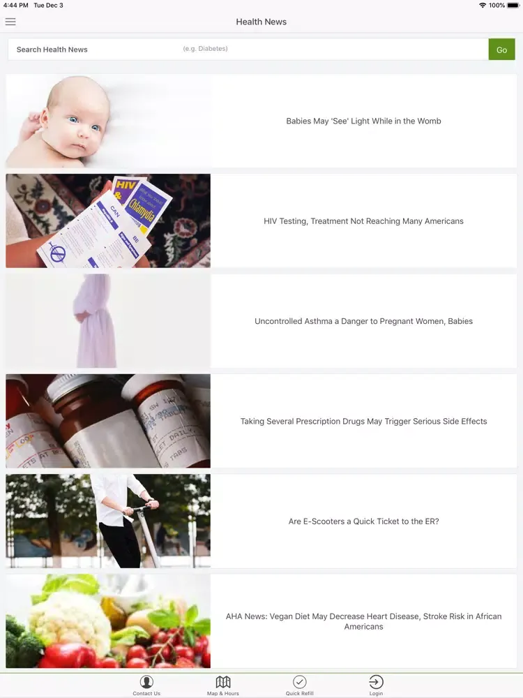 Olive Branch Pharmacy iPad  Screenshots