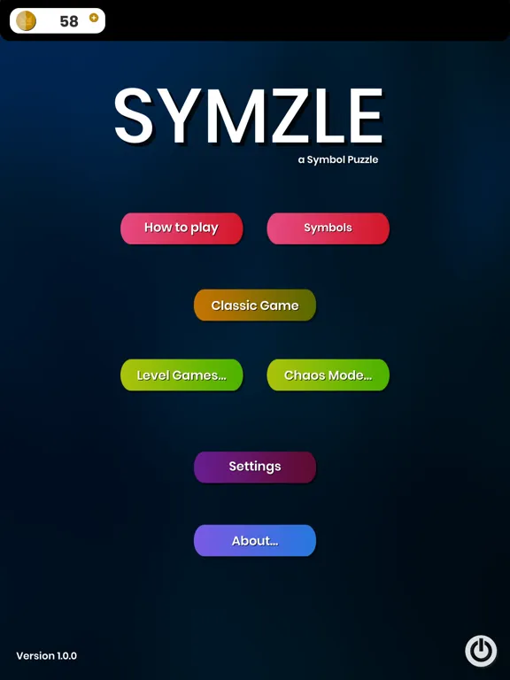 Ảnh chụp màn hình của Symzle iPad 
