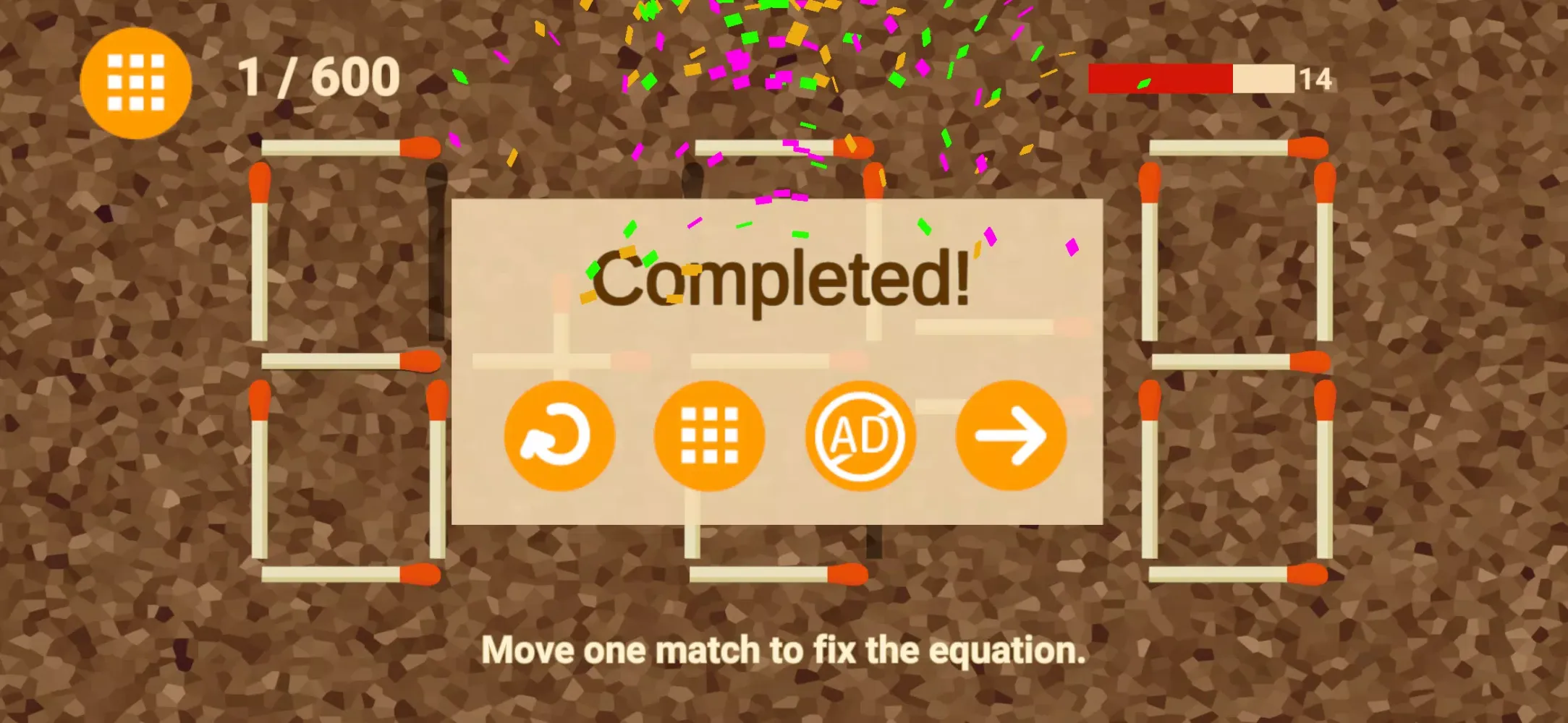 Matchstick - Math Puzzle Game Screenshots