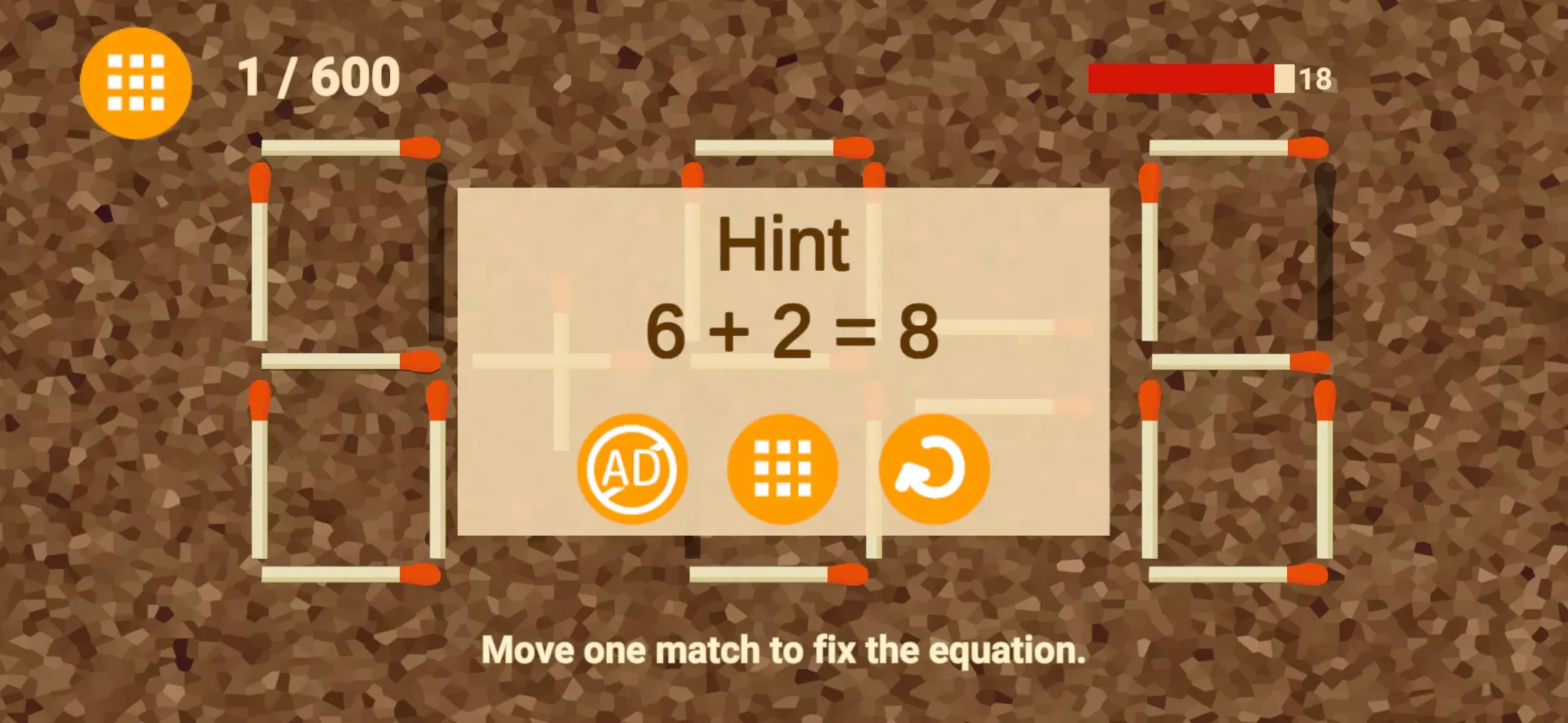 Matchstick - Math Puzzle Game Screenshots