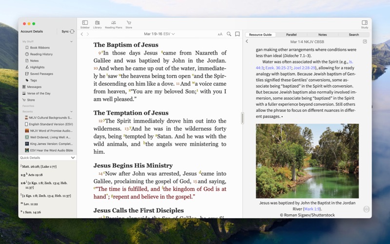 Zrzuty ekranu Bible Study