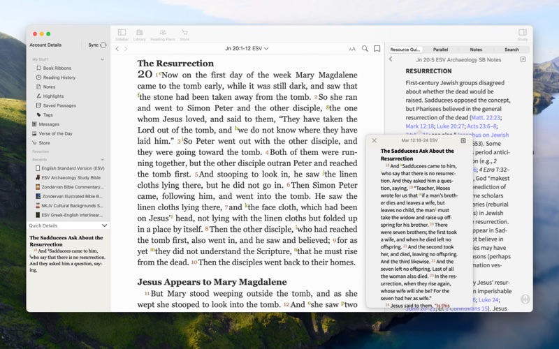 Zrzuty ekranu Bible Study